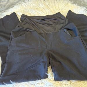 Oh! Mamma Black Maternity Dress Pants